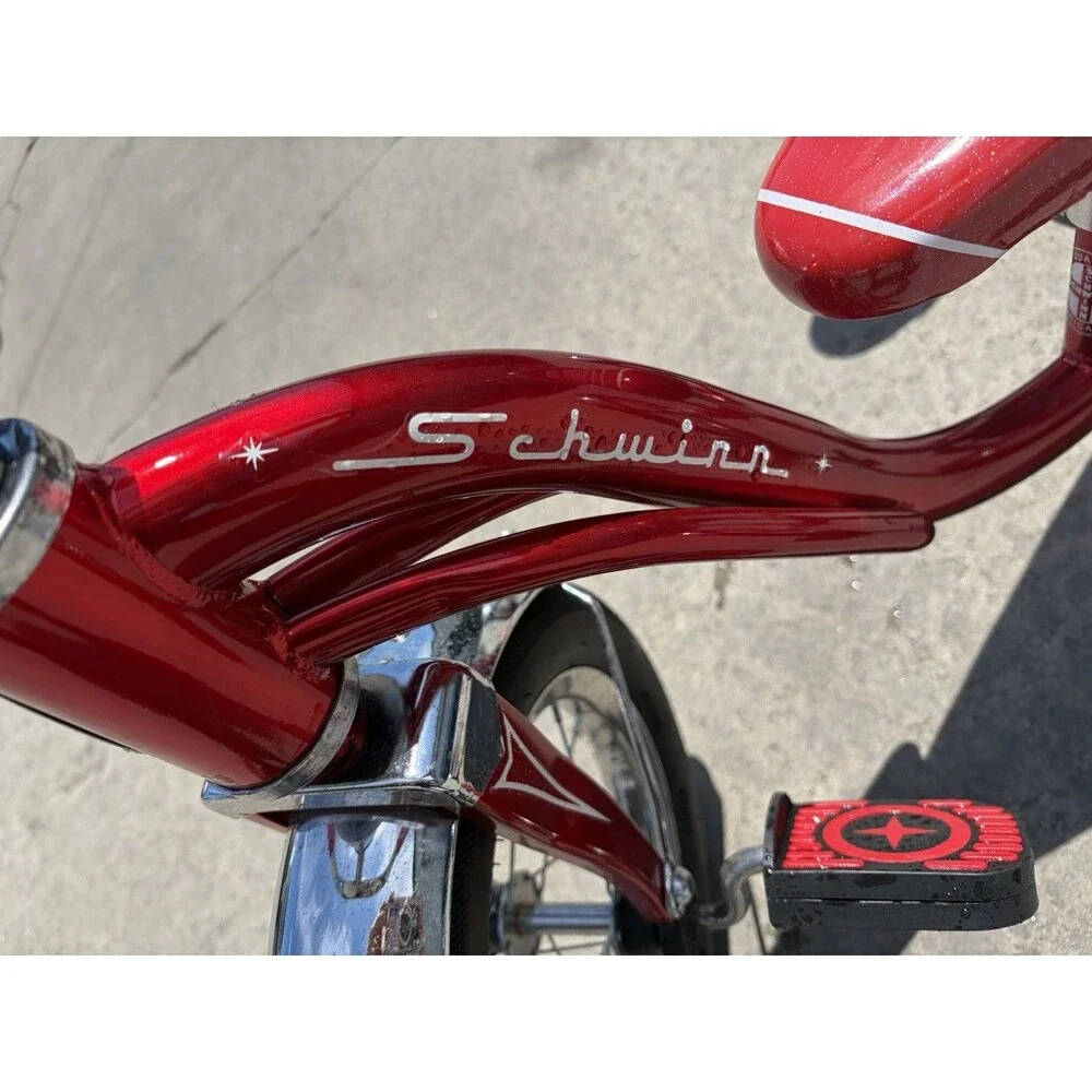 Schwinn Roadster Kids Tricycle Red Vintage Style Classic Toddler Bike 3 Wheel
